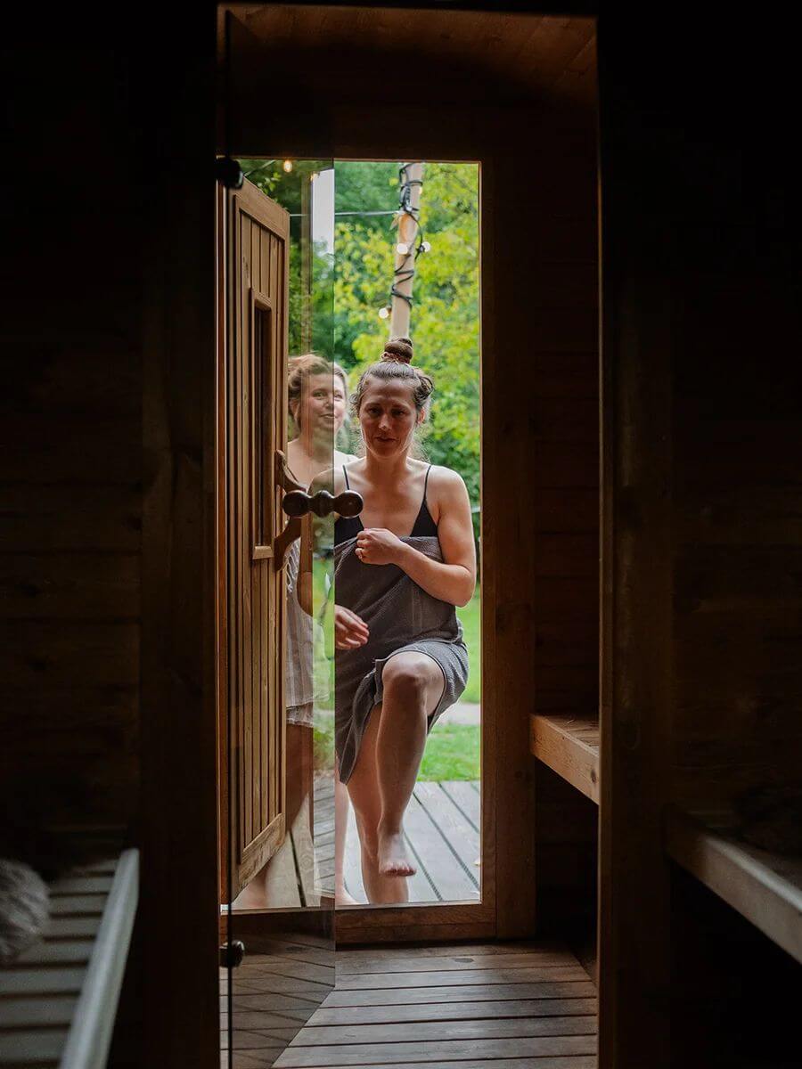 Sauna op Landgoed Energy Up